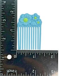 VTG MLP Blue Flower Comb Pick for Flutter Pony Wingsong Replacement Hasbro 1980s